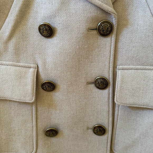 VERONICA BEARD Shirin Dickey Jacket Coat Light Oatmeal Sz XS - Picture 7 of 10